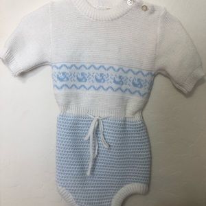 Vintage sweater onesie